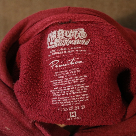 Primitive Naruto Itachi Maroon Graphic Hoodie - Picture 4 of 5